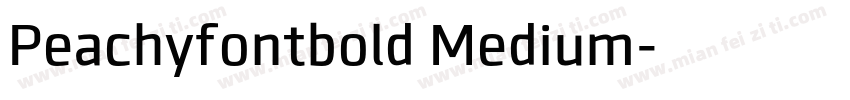 Peachyfontbold Medium字体转换